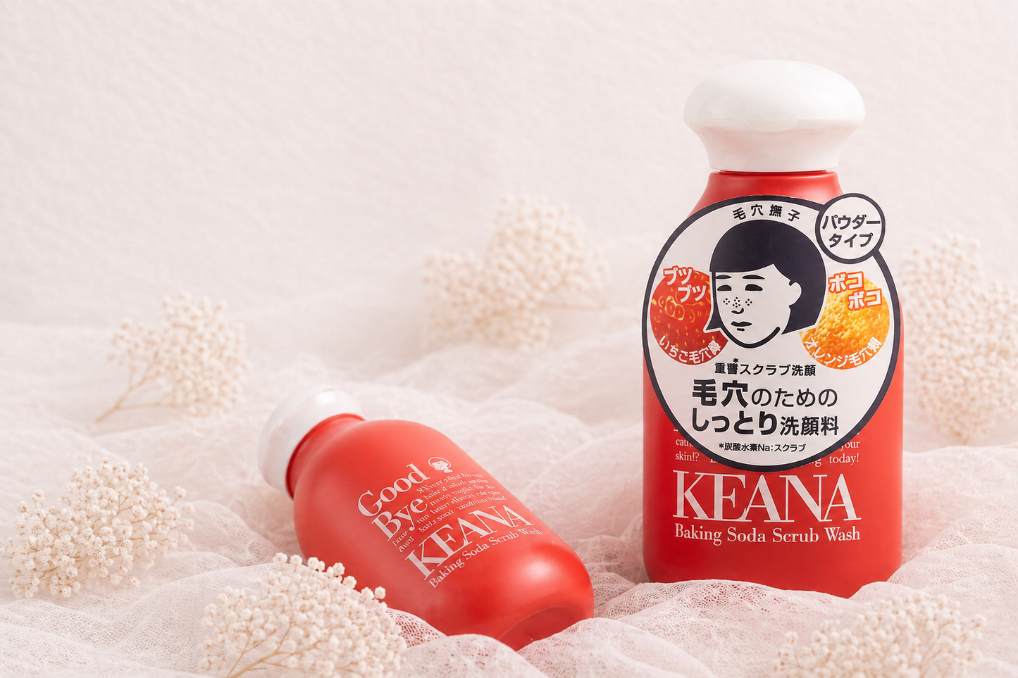 KEANA Baking Soda Scrub Wash – Limpeza Profunda de Poros