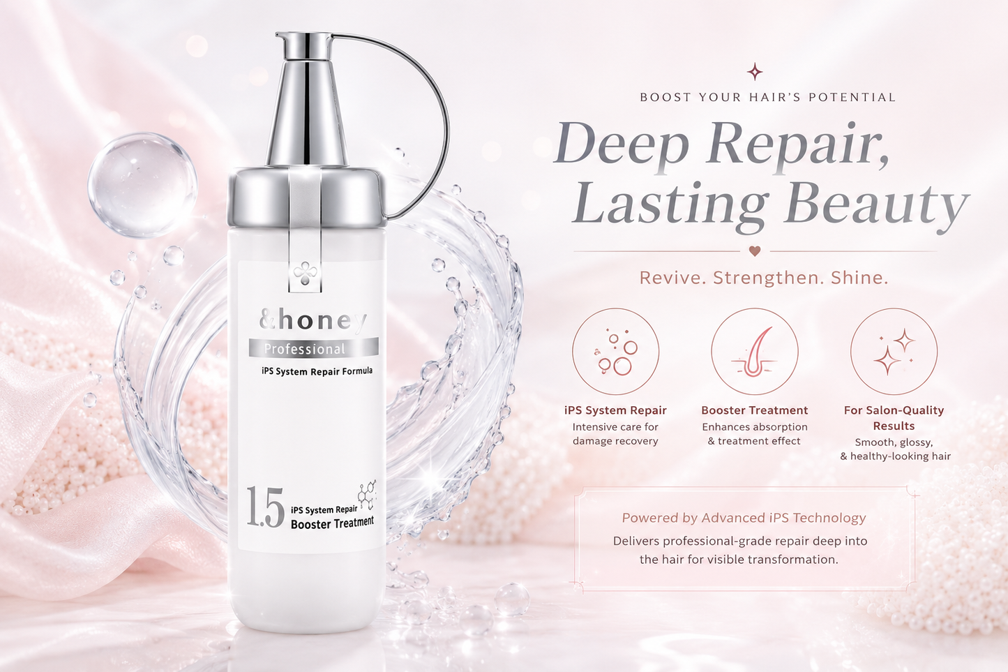 &honey Professional iPS System Repair Formula 1.5 Booster Treatment
