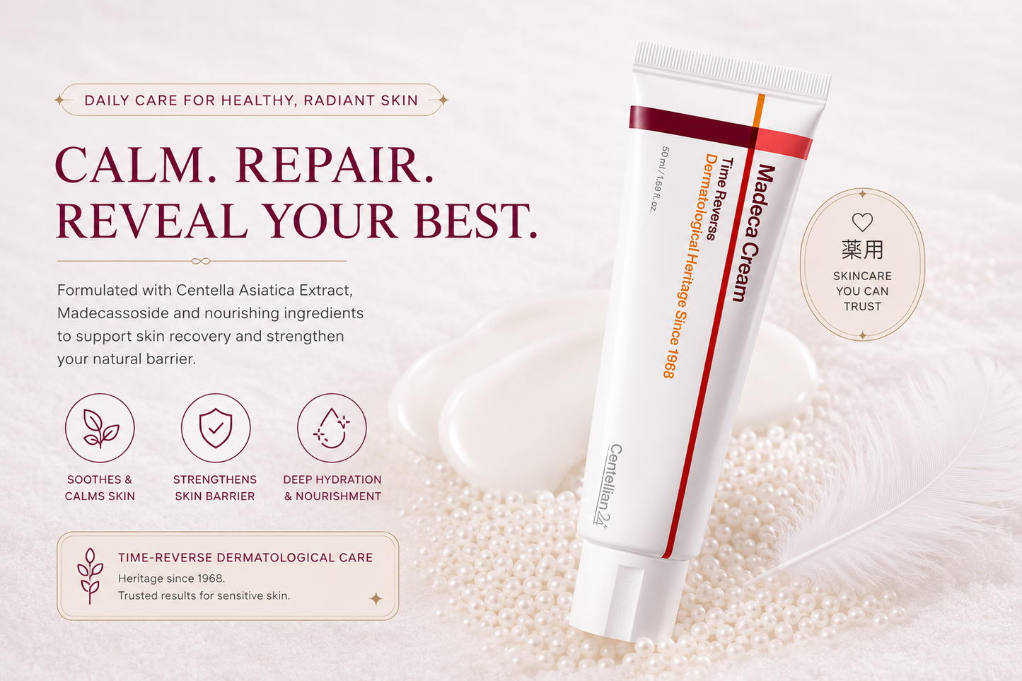 Centellian24 Madeca Cream Time Reverse – Creme Reparador com Centella Asiática