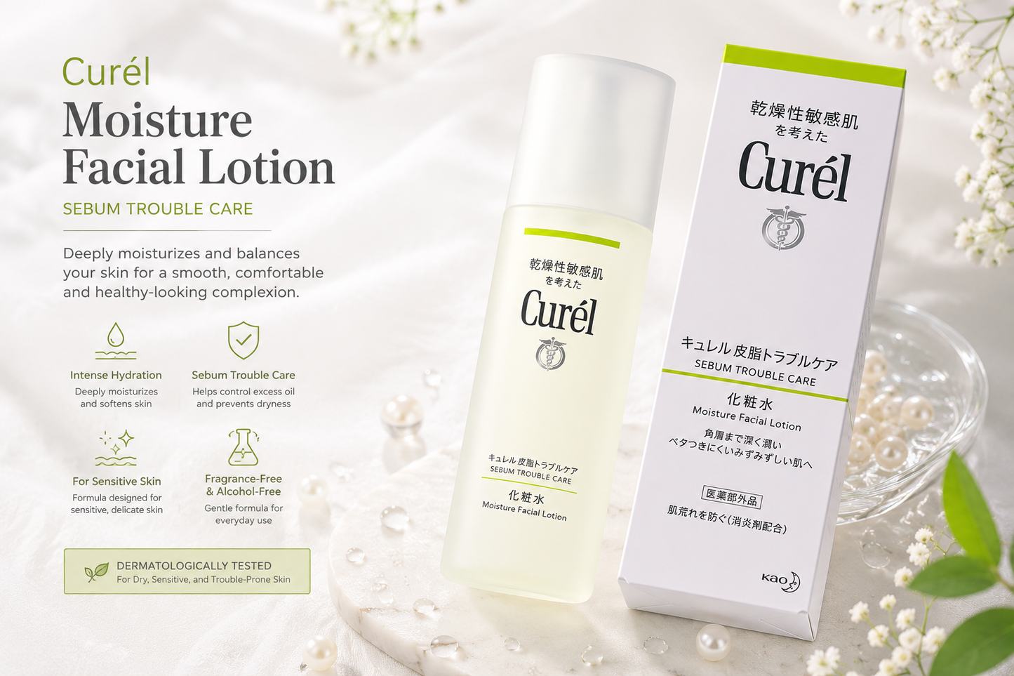 Curél Moisture Facial Lotion – Sebum Trouble Care