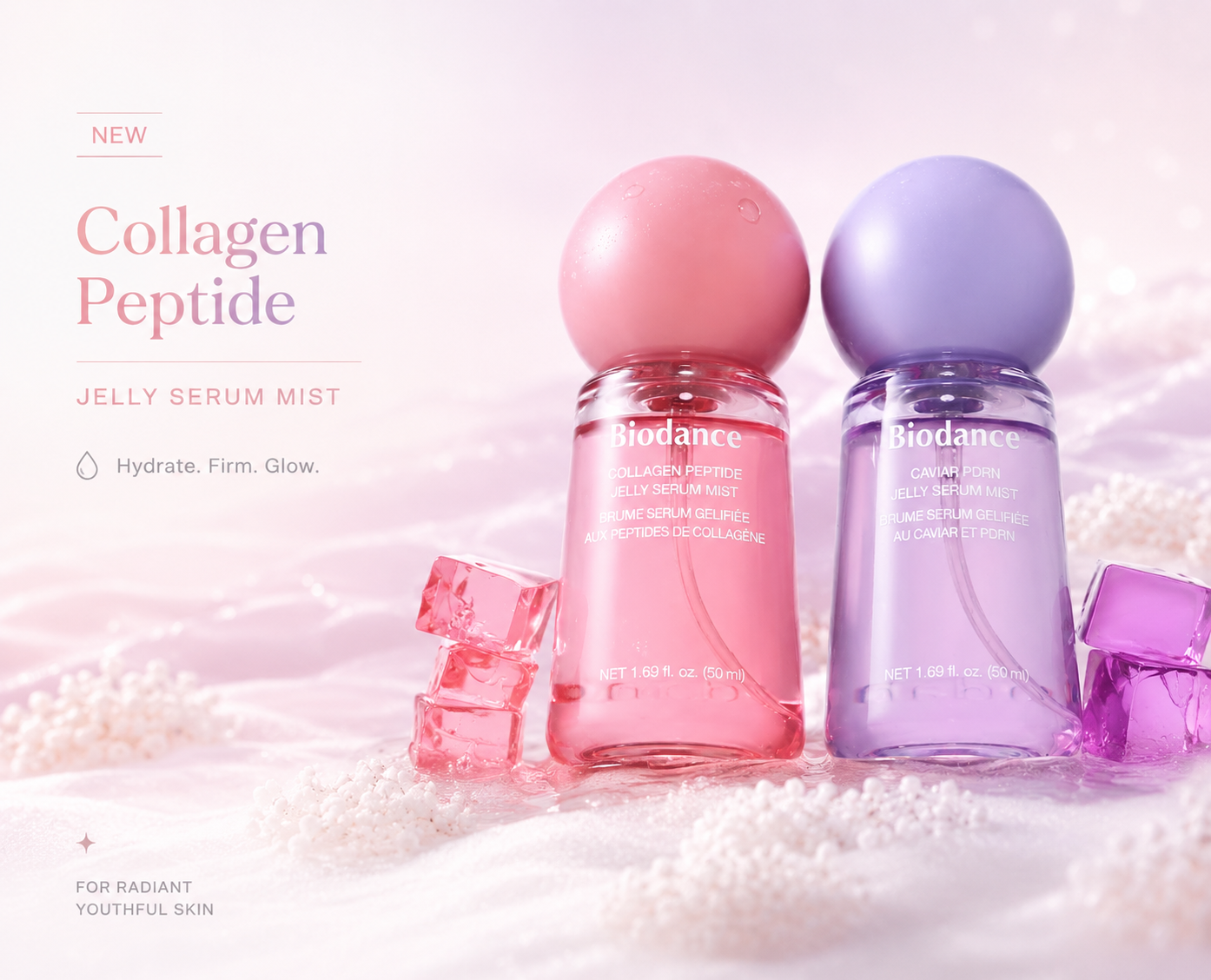 Biodance Jelly Serum Mist – Collagen Peptide & Caviar PDRN Facial Mist