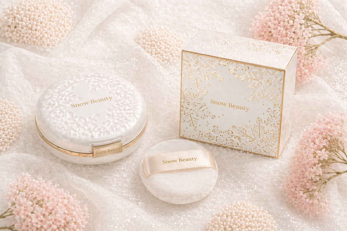 Snow Beauty – Pó Compacto Iluminador Premium