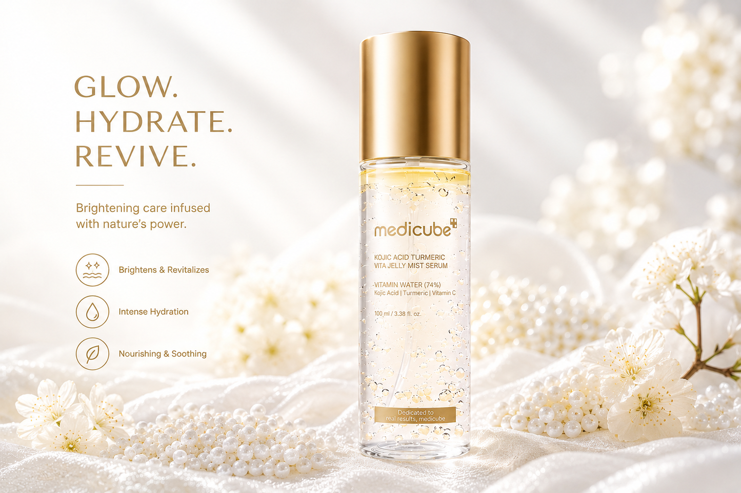 Medicube Kojic Acid Turmeric Vita Jelly Mist Serum