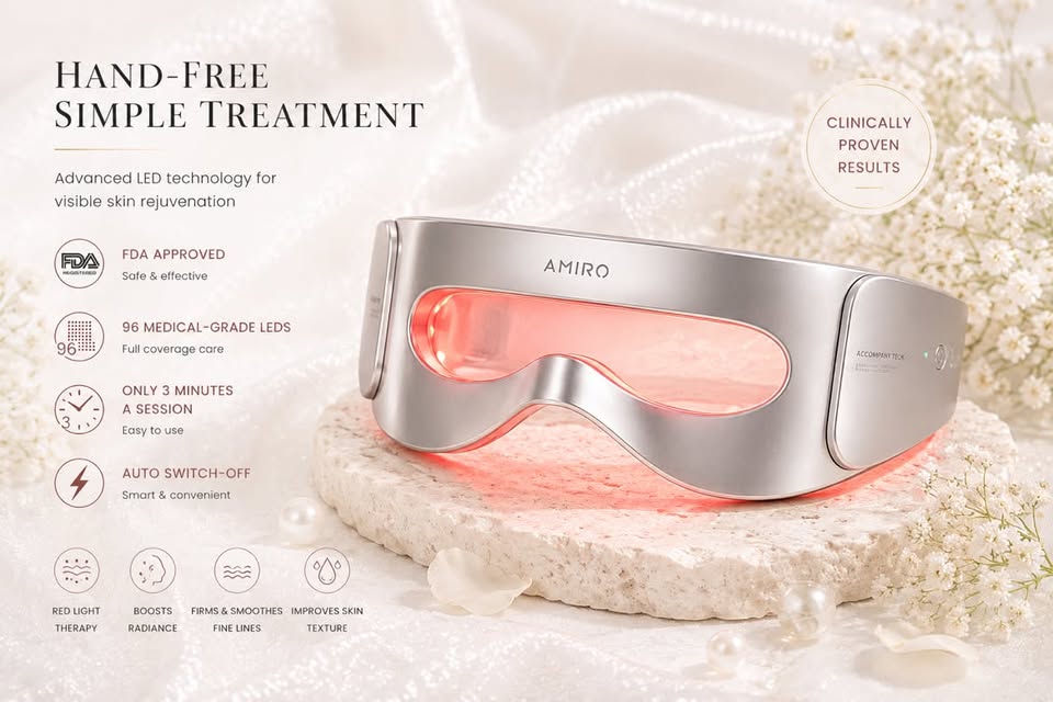 AMIRO LED Beauty Mask – Máscara de Fototerapia Facial