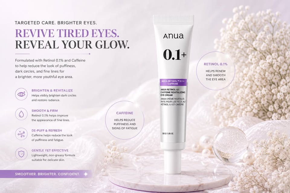 ANUA Retinol 0.1 + Caffeine Revitalizing Eye