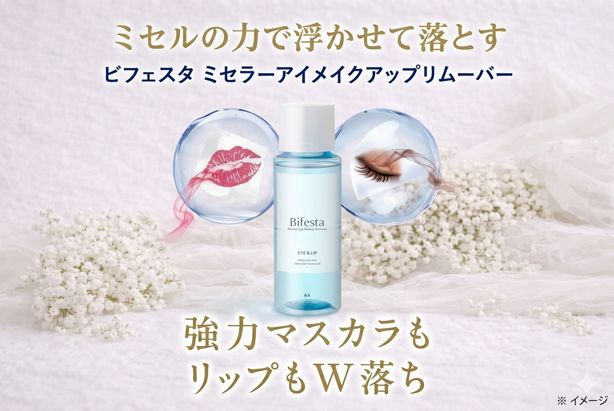 Removedor de Maquiagem Bifesta Eye & Lip (ミセラーアイメイクアップリムーバー)