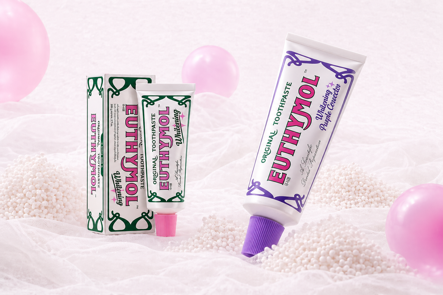 Creme Dental Premium EUTHYMOL Whitening + Purple Corrector