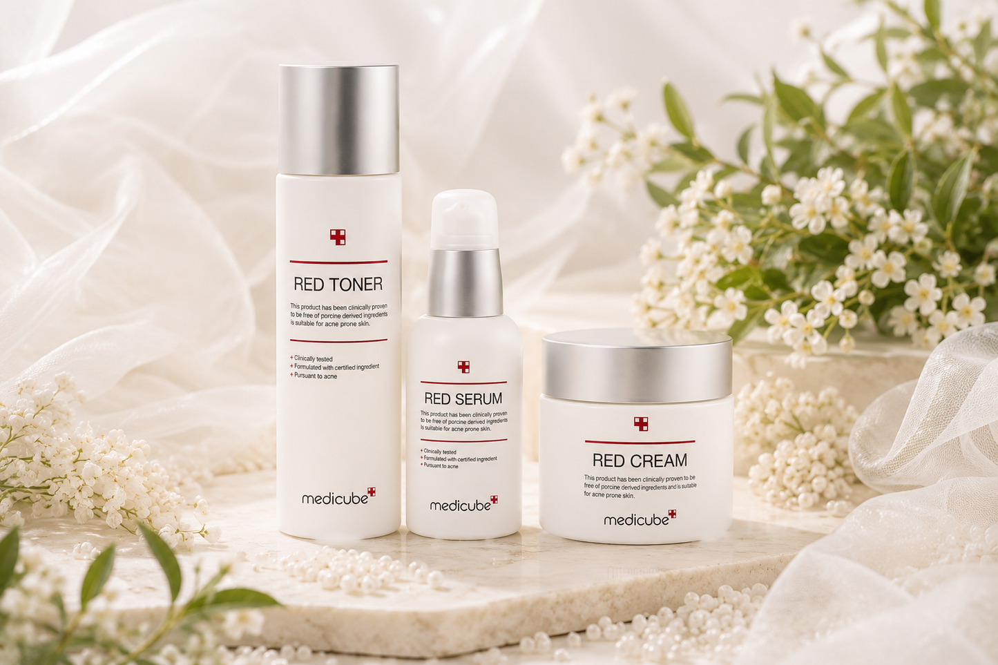 Medicube Red Line Kit – Toner, Serum & Cream