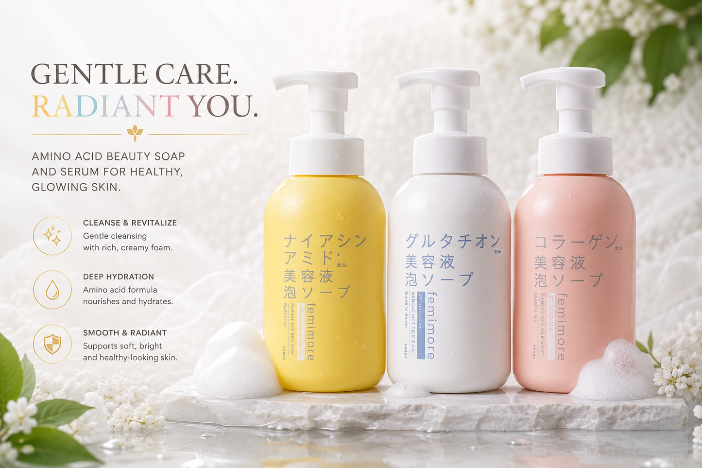 Femimore Amino Acid Beauty Foam Soap