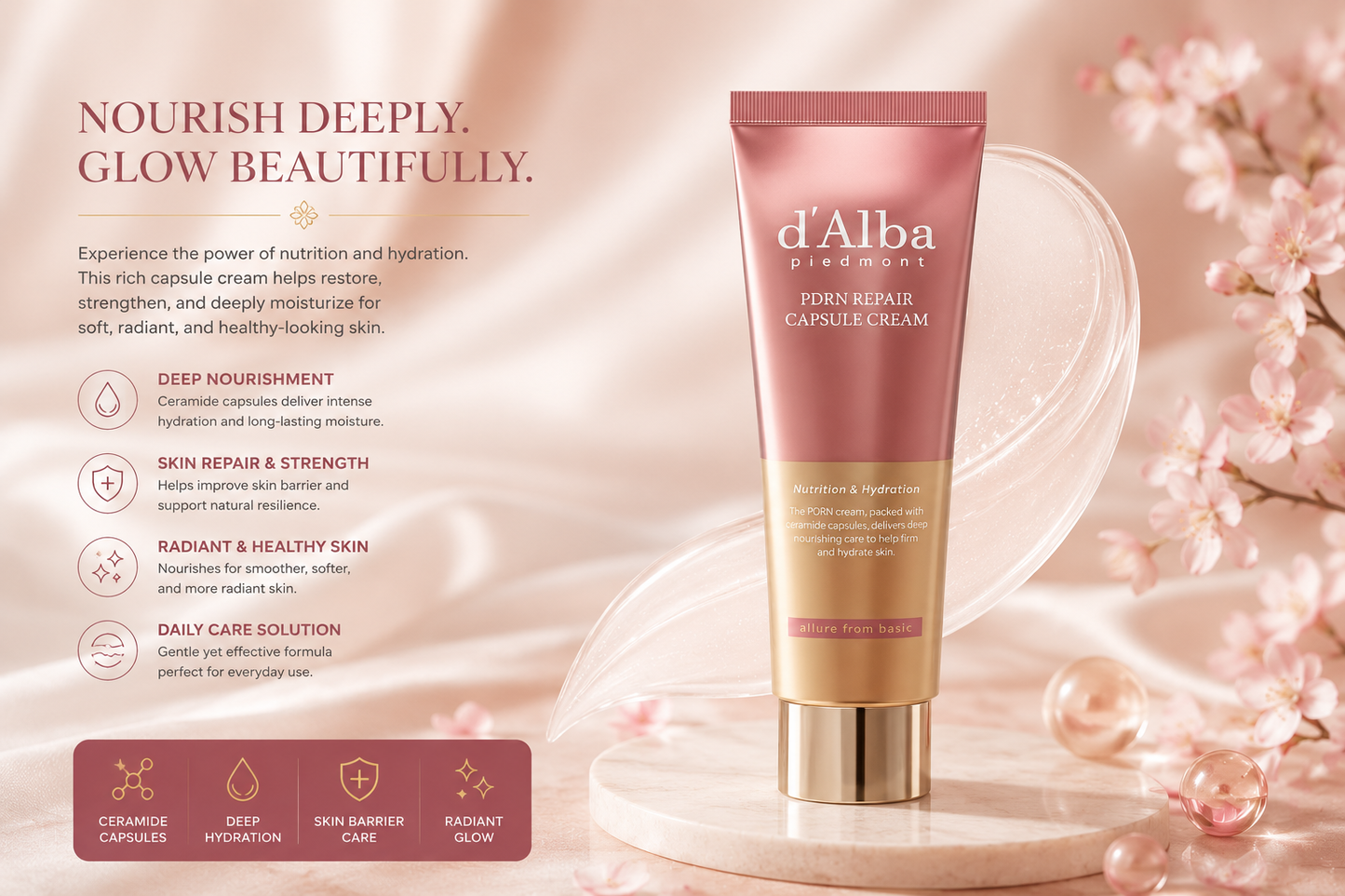 d'Alba Piedmont PDRN Repair Capsule Cream