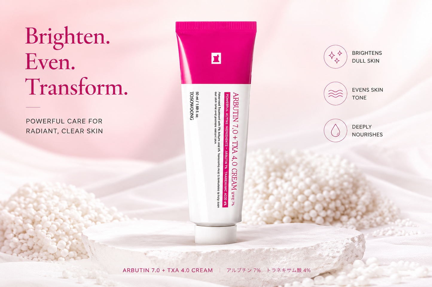 TOSOWOONG Arbutin 7.0 + TXA 4.0 Cream