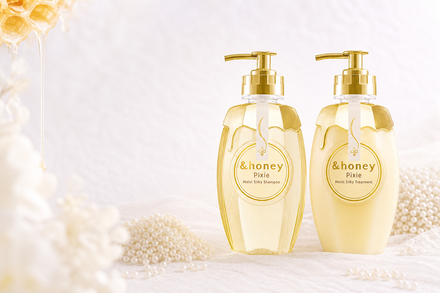 &honey Pixie Moist Silky Shampoo + Treatment Set