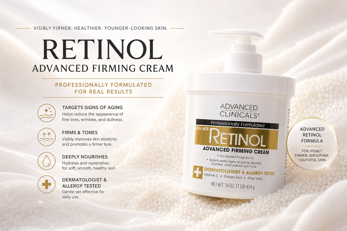 Tratamento Intensivo com Retinol para uma Pele Mais Firme e Renovada