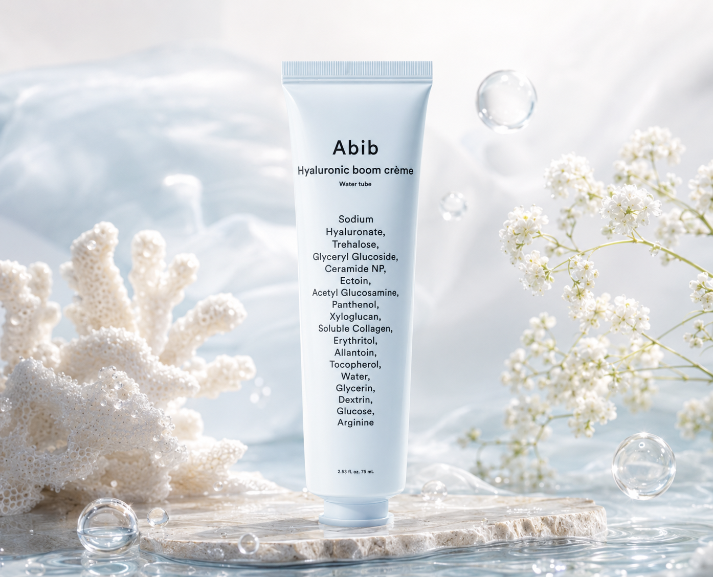 Abib Hyaluronic Boom Crème Water Tube – Creme Hidratante Facial