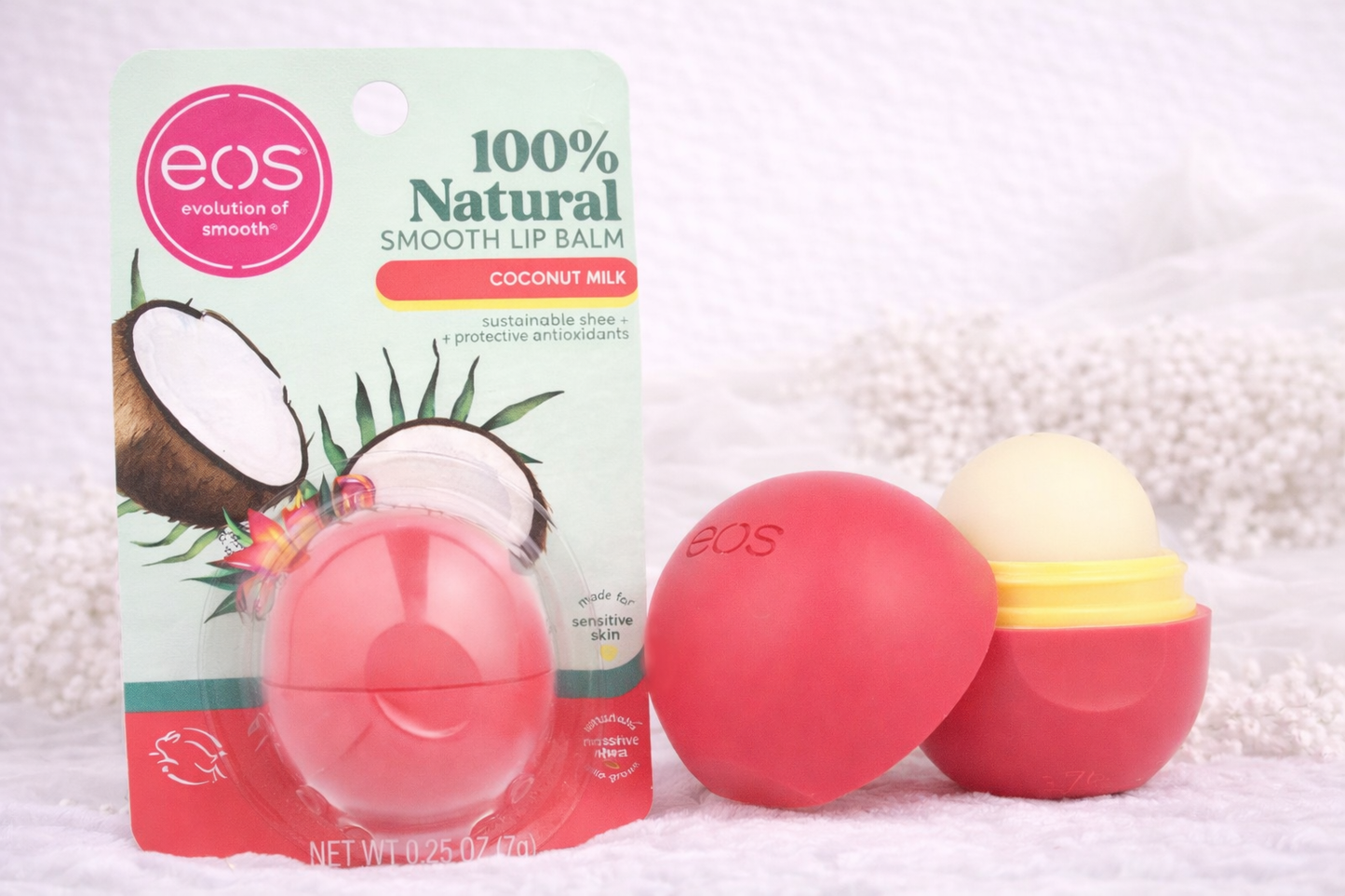 EOS Lip Balm Coconut Milk Hidratante Labial Natural