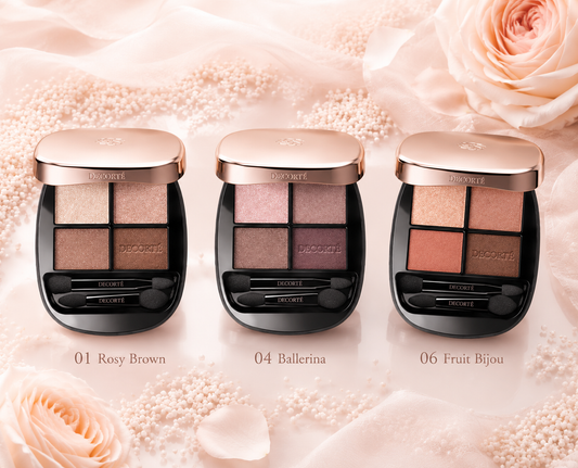 DECORTÉ Eye Glow Gem Palette – Paleta de Sombras Premium 4 Cores