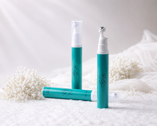 CROWSU Cooling Eye Serum Roller – Aplicador Massageador para Área dos Olhos