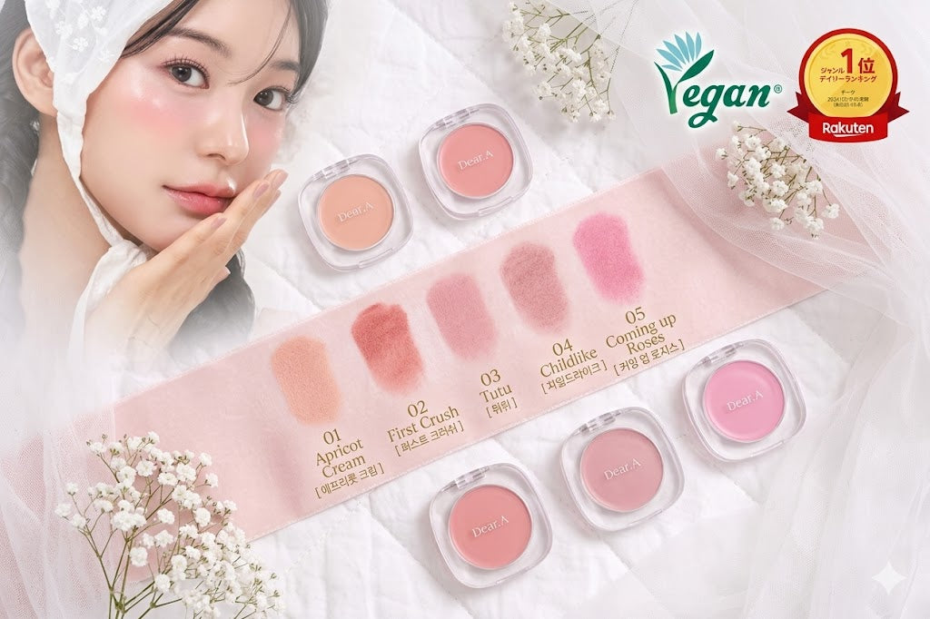 Blush Coreano Vegan Dear.A Soft Cheek