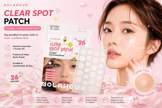 NOLAHOUR Clear Spot Patch – Invisible Hydrocolloid Acne Patch (26 Patches)