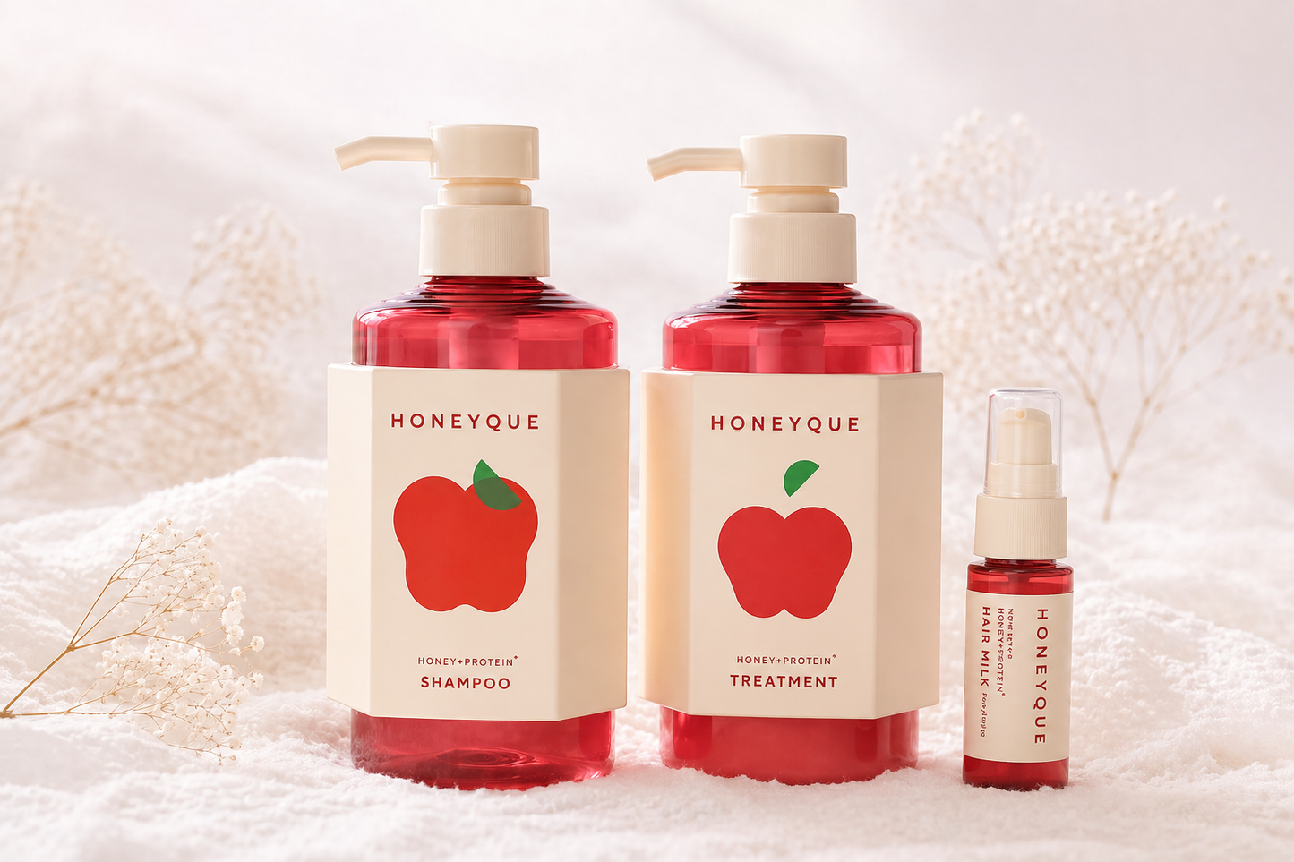 HONEYQUE Honey Protein Haircare Kit (Shampoo + Treatment + Hair Mist)