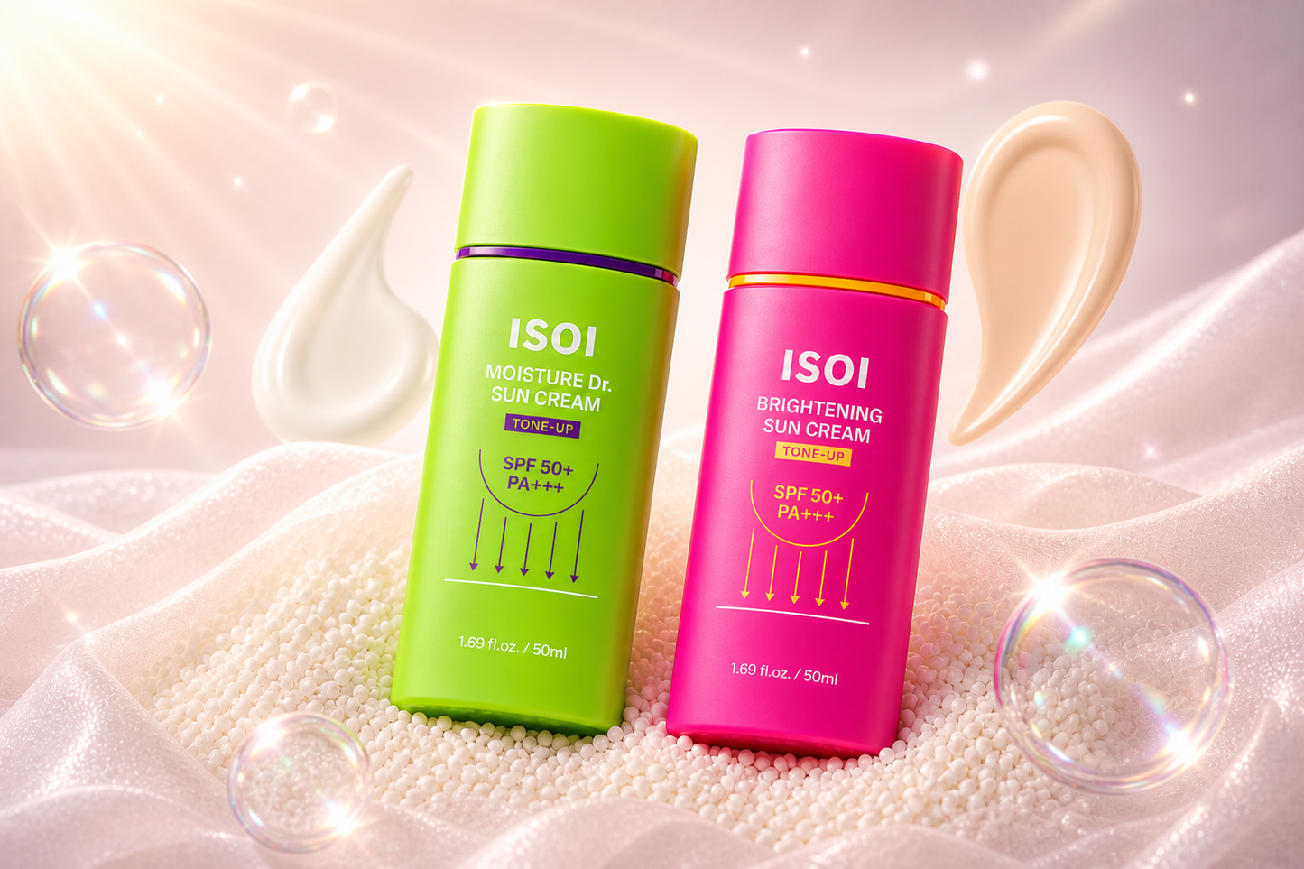 ISOI Tone-Up Sun Cream SPF50+ PA+++ (Moisture & Brightening)