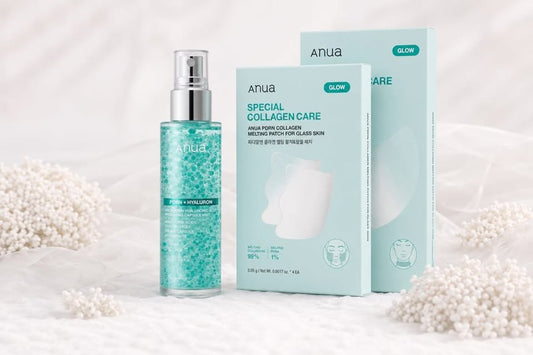 Kit Anua Glass Skin – Hidratação + Colágeno