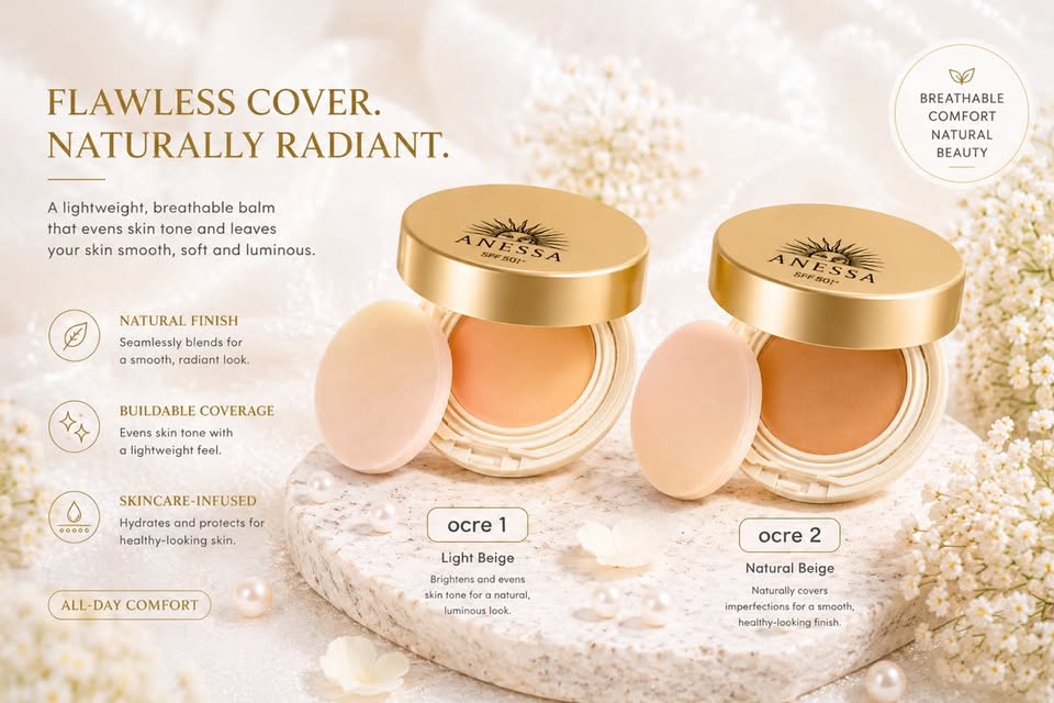 ANESSA Perfect UV Sunscreen Skincare Compact Foundation SPF50+ PA++++