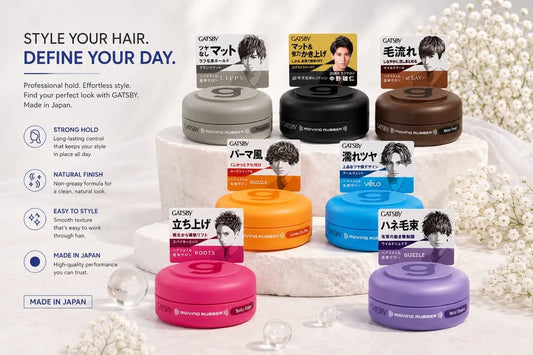 GATSBY Moving Rubber Hair Wax Collection