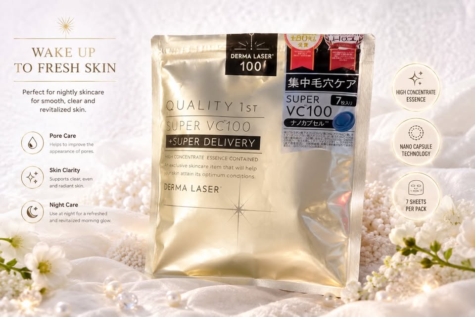 QUALITY 1st Derma Laser Super VC100 + Super Delivery Facial Mask