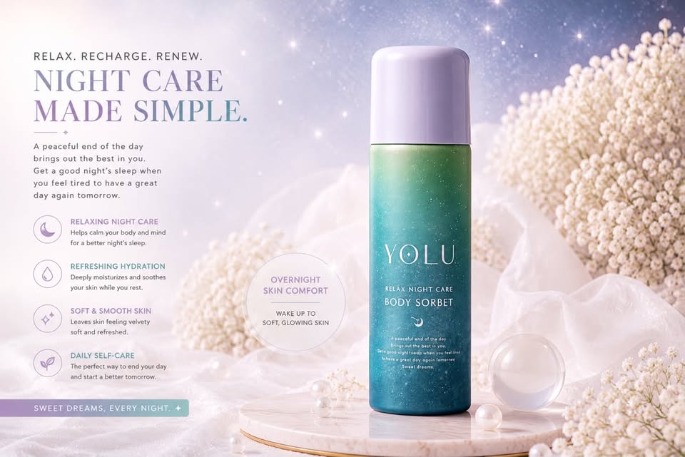 YOLU Relax Night Care Body Sorbet