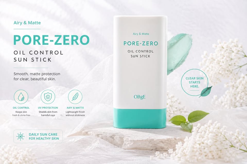 OBgE PORE-ZERO Oil Control Sun Stick