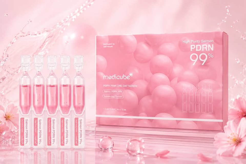 Medicube PDRN Pink One Day Serum 99%