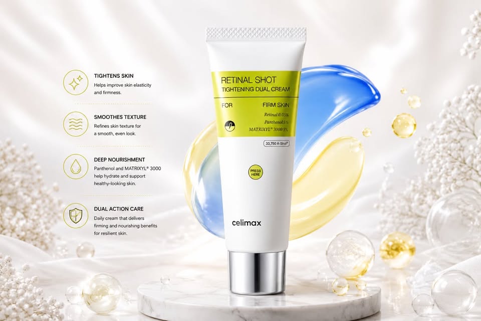 celimax Retinal Shot Tightening Dual Cream