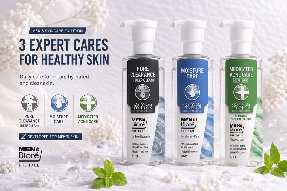 Men's Biore The Face Facial Wash