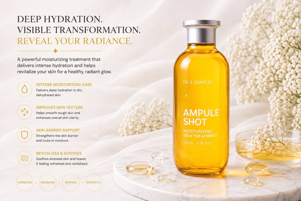 Ampule Shot Moisturizing Skin Treatment – OE-5 Complex