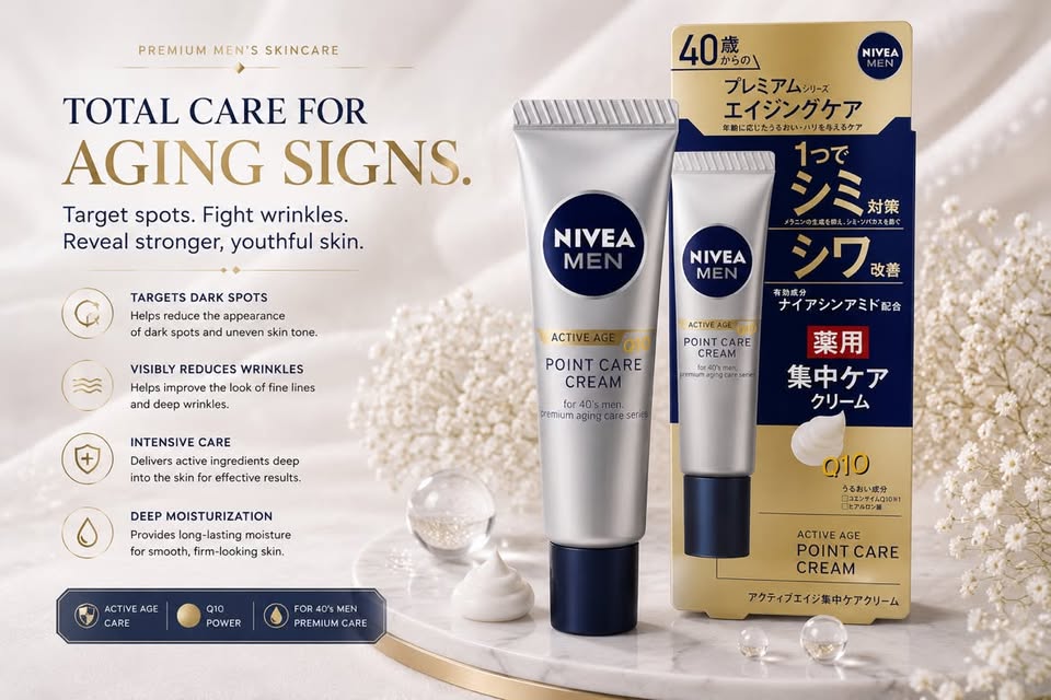 NIVEA MEN Active Age Point Care Cream Q10