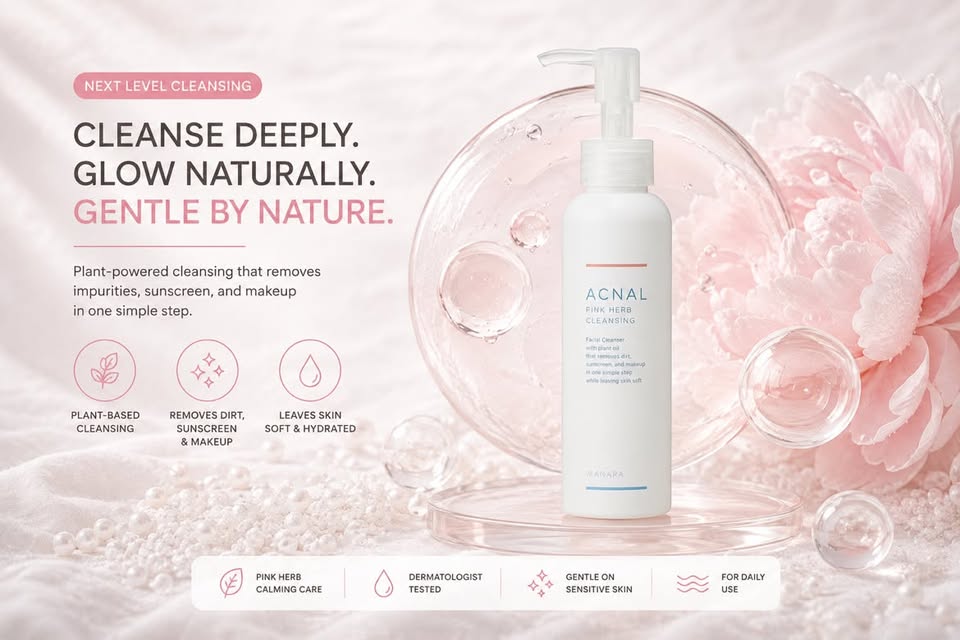 MANARA ACNAL Pink Herb Cleansing