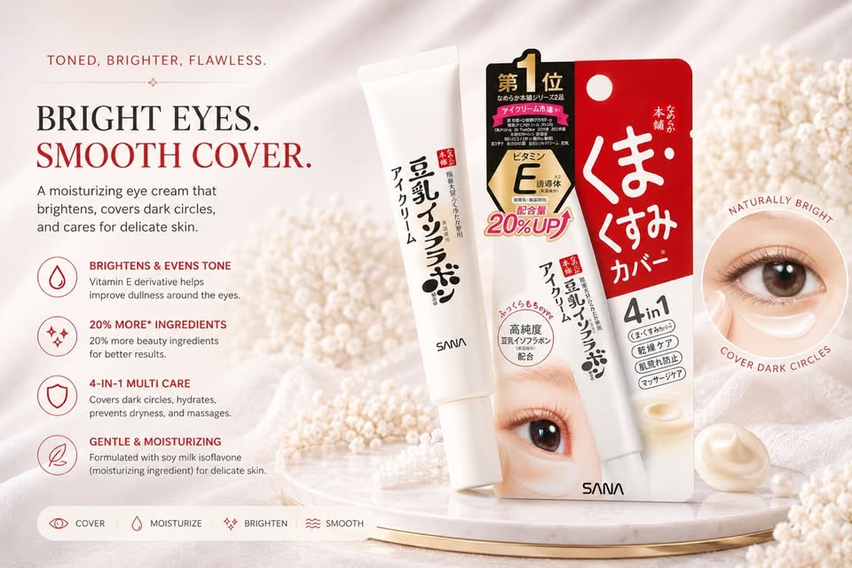 SANA Nameraka Honpo Soy Milk Isoflavone Eye Cream NC