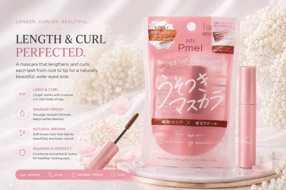 pdc Pmel Perfect Long & Curl Mascara Brown