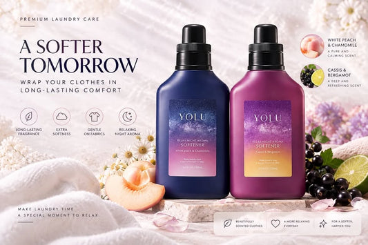 YOLU Relax Night Aroma Softener – Amaciante de Roupas Japonês