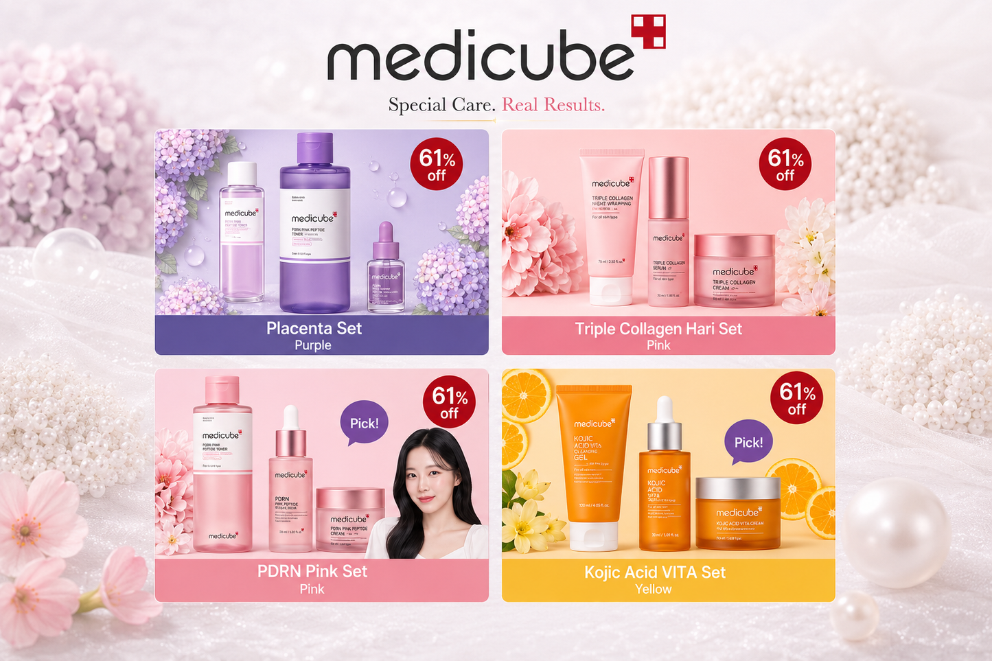 Medicube Kit Promocional – Edição Especial (Tempo Limitado)