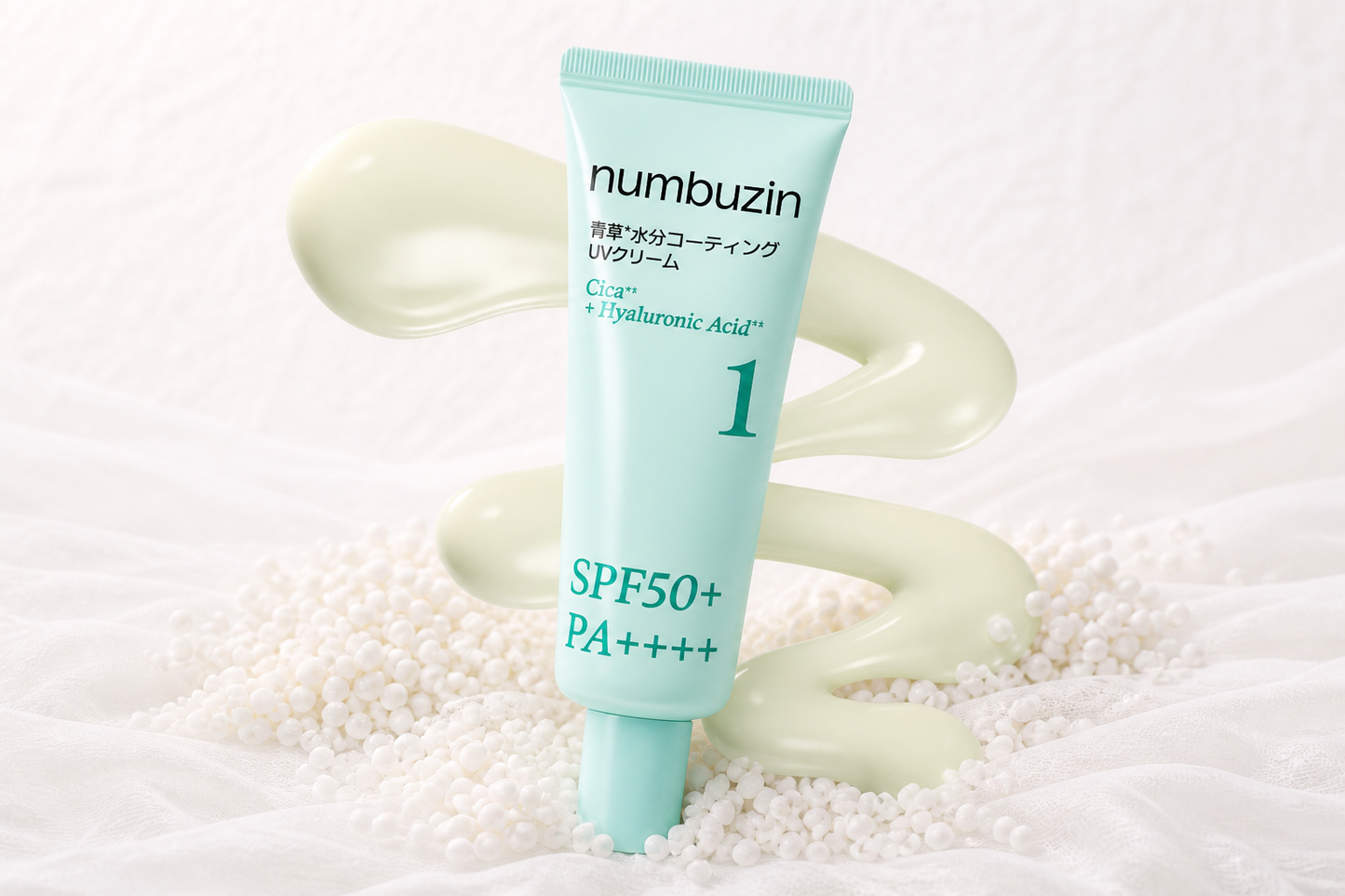 numbuzin No.1 Cica + Hyaluronic Acid UV Cream SPF50+ PA++++