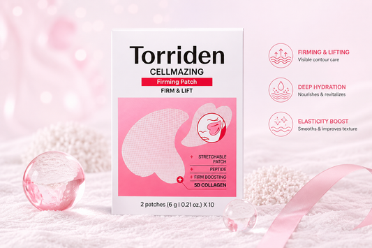 Torriden CELLMAZING Firming Patch – Patch Facial Firmador com Colágeno 5D e Peptídeos
