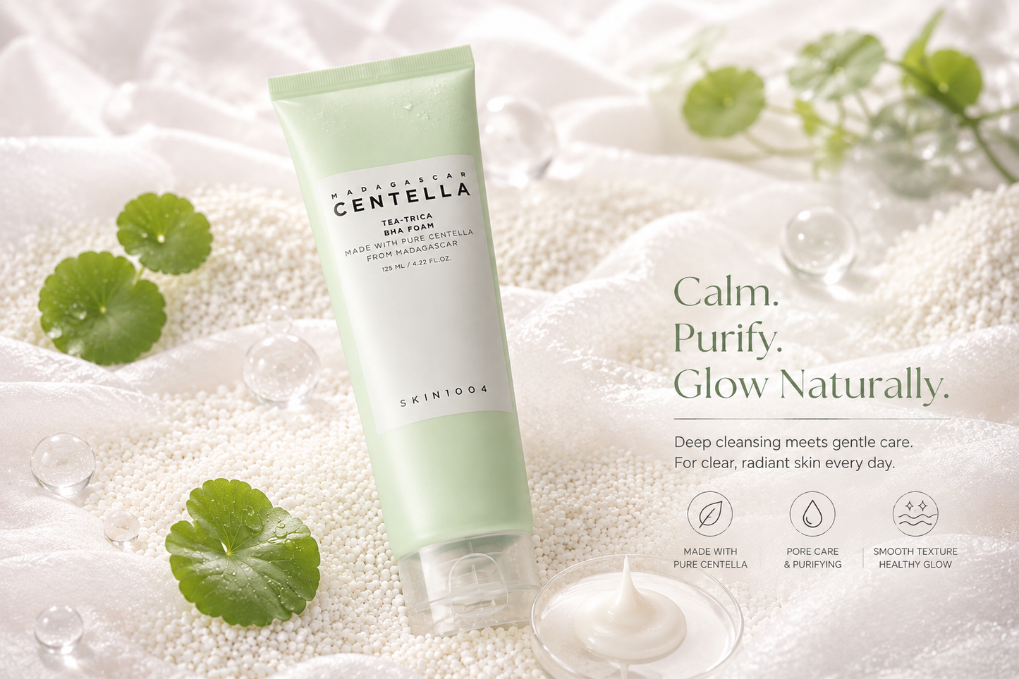 SKIN1004 Madagascar Centella Tea-Trica BHA Foam