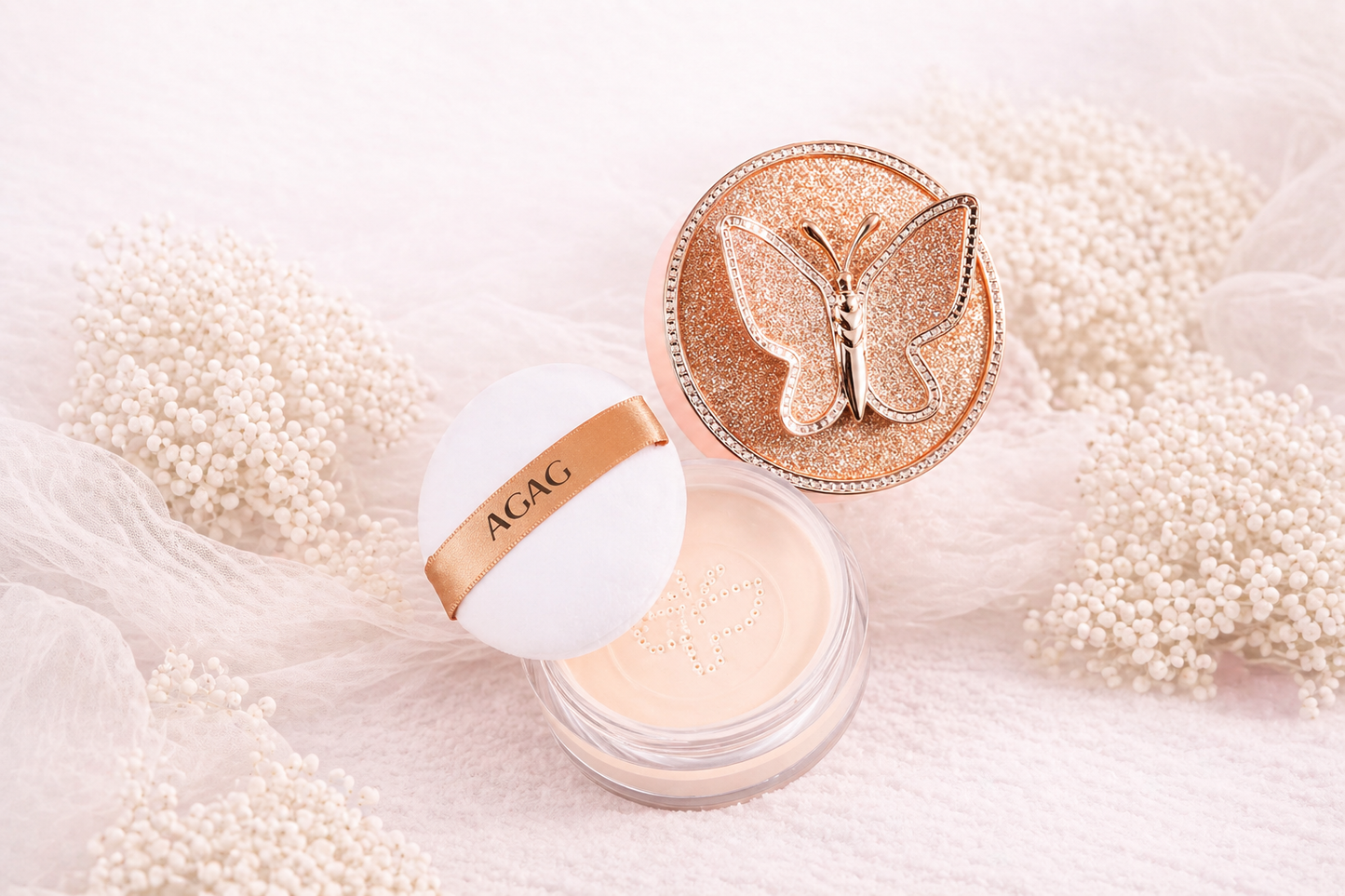 Pó Facial Cushion AGAG – Acabamento Perfeito & Elegante