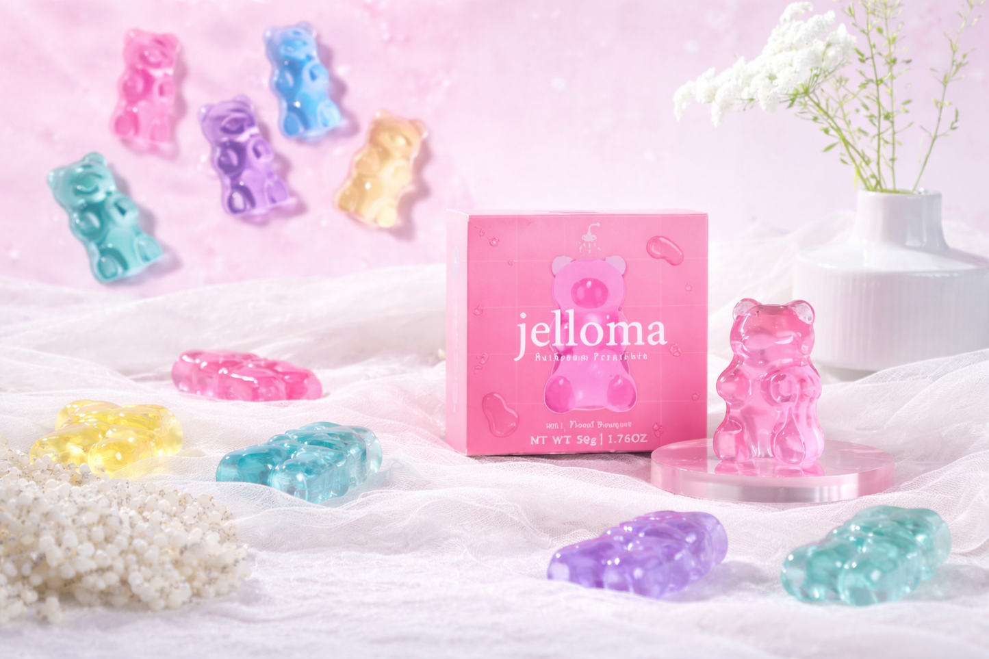 Jelloma Jelly Bear Soap – O Banho Mais Doce e Relaxante que Você Já Teve