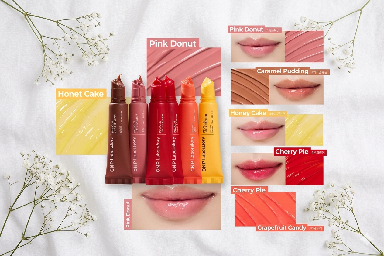 Propolis Jelly Lipcerin – Brilho de Geleia e Cuidado Profundo