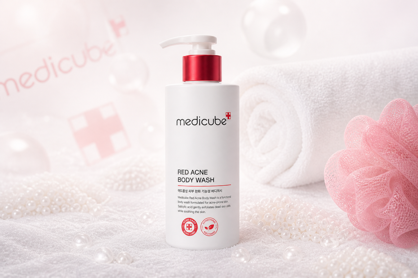 Red Acne Body Wash