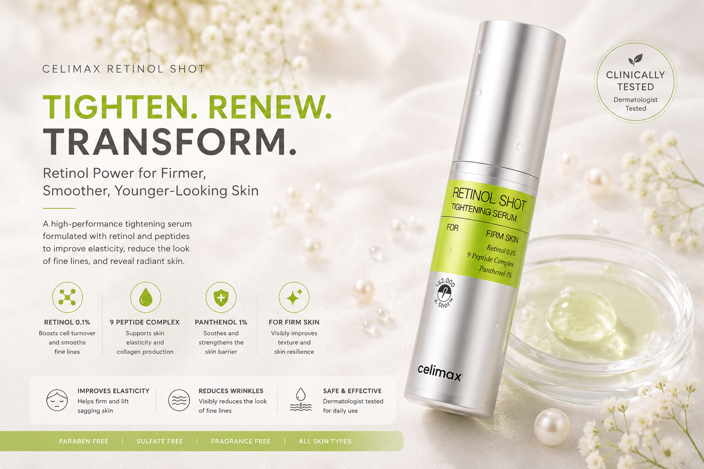 Celimax Retinol Shot Tightening Serum