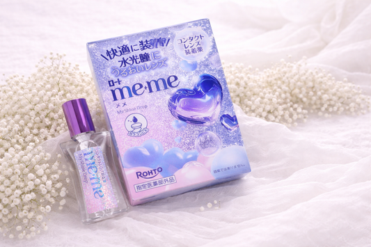 Colírio Hidratante para Lentes de Contato Rohto me+me My Shine Drop
